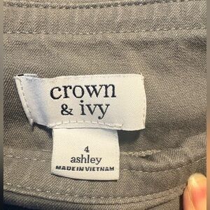Crown & Ivy Classic Gray Slacks